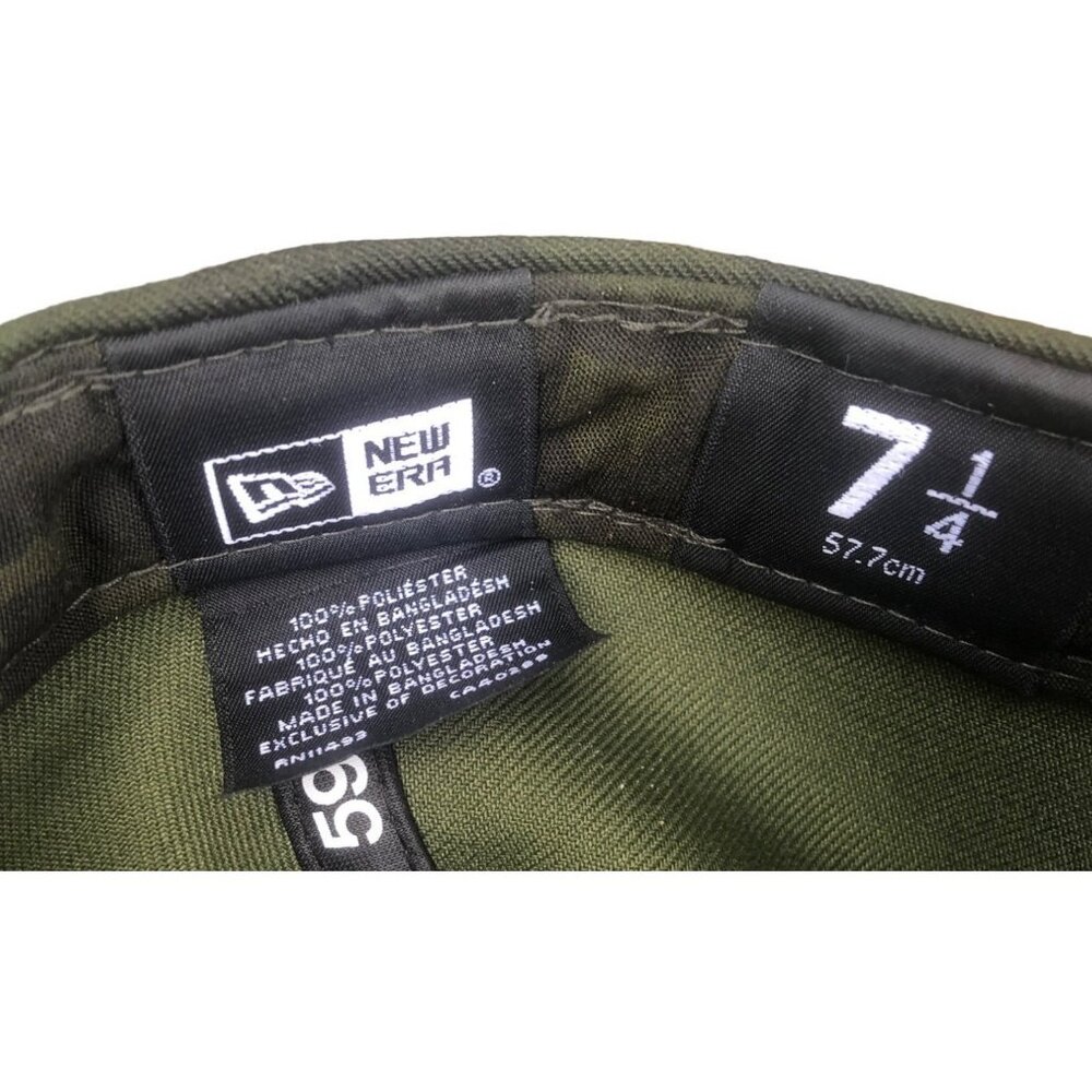 New Era 59Fifty New York Yankees Military Green Camo Fitted Hat 7 1/8 - Picture 9 of 10